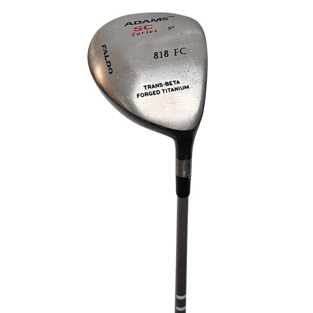Adams SC Series 9° Driver RH 818 FC Faldo Firm Flex Graphite Shaft 44"